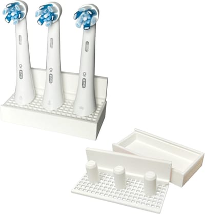 Oral-B iO Opzetborstelhouder - Wit - 3 Houders - Tandenborstelhouder - Tandenborstelhouders - Electrische Tandenborstelhouder - Inclusief Bevestiging