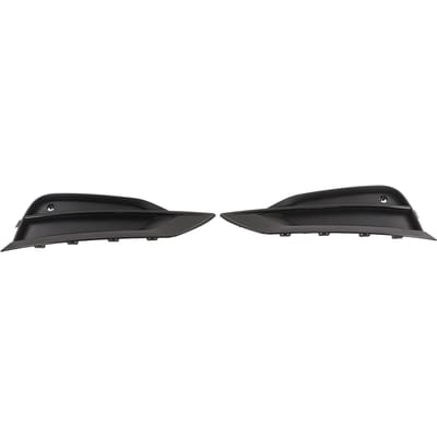 1 Paire Gauche Droite Calandre de Feux de Brouillard de Pare-chocs Avant 31425447 Accessoires de Voiture Remplacement pour S90 V90 2016‑2019 Glossy Black black