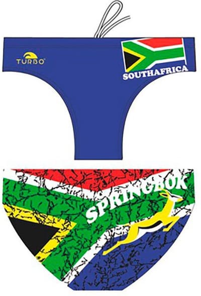 Turbo Springbok Zwemslip Blauw S Man