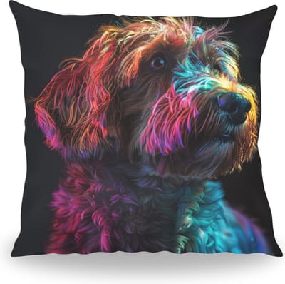Kussen - Huisdier Portret - Boomer 1 Color - 50 cm