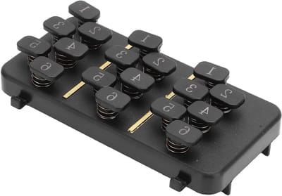 Dailygoods- Akkoordtool kunststof - 110+ Akkoorden - C/D/E/G/A Toetsen - Handhouding Oefening - Vingerpijn Vermijden - Verbeterde Efficiëntie - Gitaarhulpmiddel