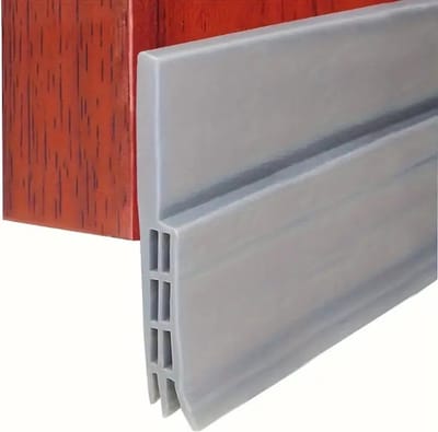 Nivard Tochtstrip - Tochthond - Windstopper - Deurborstel - Tochtband - Tochtstopper - Tochtkussen - Kussen Voor Deur - Draft Stopper - Grijs