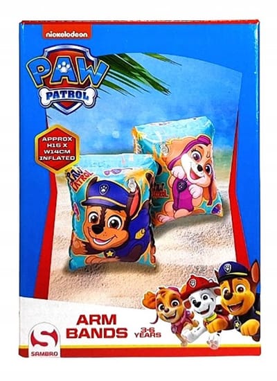 Paw Patrol zwembandjes voor kinderen - opblaasbare zwemvleugels met vrolijk Paw Patrol design - veilig en comfortabel zwemmen - ideaal voor zwembad en vakantie - stevig materiaal - geschikt voor kinderen vanaf 3 jaar - perfect voor waterpret zomer