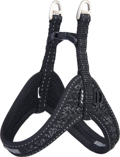 Rogz Utility Fast Fit Tuig Zwart - Hondenharnas - 32 cm