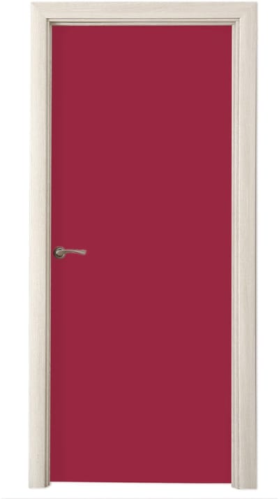 Deurposter 95x235 cm - Deursticker Rood - Effen kleur - Meubelfolie zelfklevend - Deurfolie woonkamer - Interieurfolie fotobehang - Deur plakfolie - Deurstickers - Deurbehang sticker - Kamer decoratie