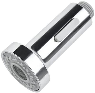 Uittrekbare kraankop - keukenkranen kop - Sproeikop - Kraanstuk - Kraan opzetstuk - Universeel G1/2 - Kraan verlengstuk - 2-functie - ABS verchroomd - zilver - 100*52*52mm
