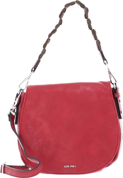 SURI FREY Handtas Schoudertas Luzy Flap Pocket Red Rood