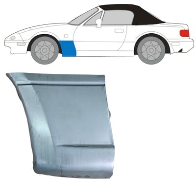 Reparatiepaneel voorspatbord voor Mazda MX-5 1989-1998 / Links