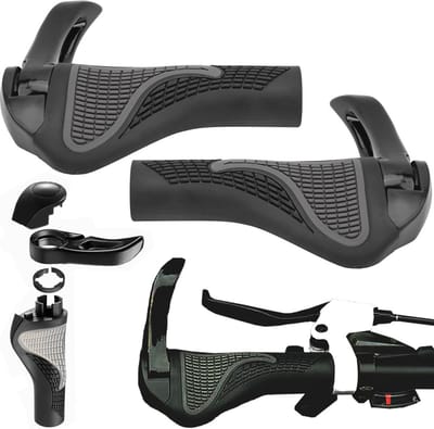 Hangzhou A Link Star Technology Co. Ltd. - Fietsgrepen - Anatomische Grip - Antislip Gummi - Aluminium Hoorns
