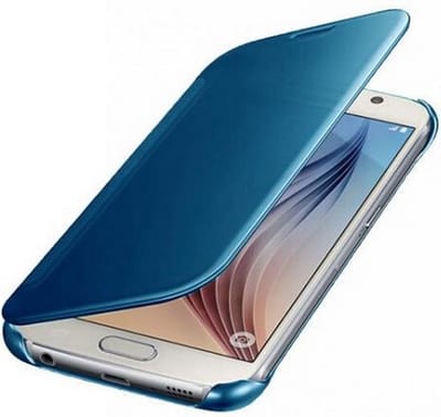 Clear View Cover Galaxy S6 Edge – Groen