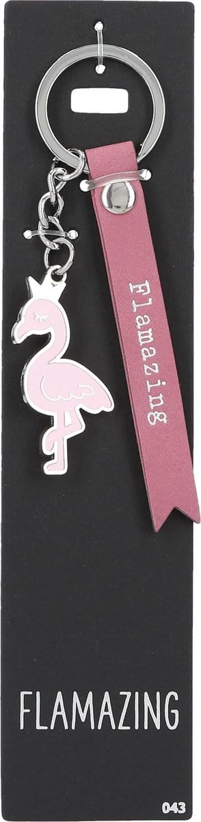 Depesche - Sleutelhanger "Do not forget me!" - motief 043 met de tekst "Flamazing"
