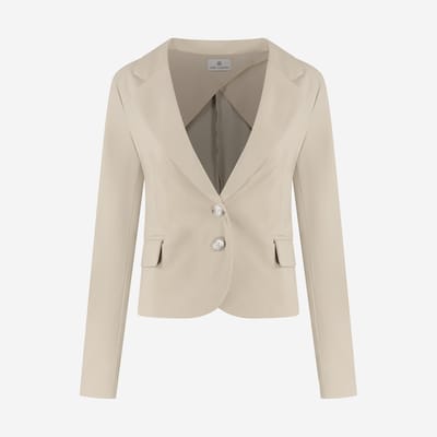 Atina Blazer Technical Jersey | Sand - Sand / XXS