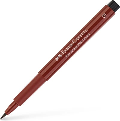 Faber-Castell tekenstift - Pitt Artist Pen - brush - indisch rood - FC-167492