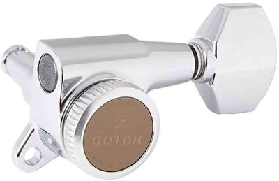 Gotoh GTH14082 SG381 stemmechanieken met Magnum Lock Trad and 07 knoppen, 3L3R, chroom