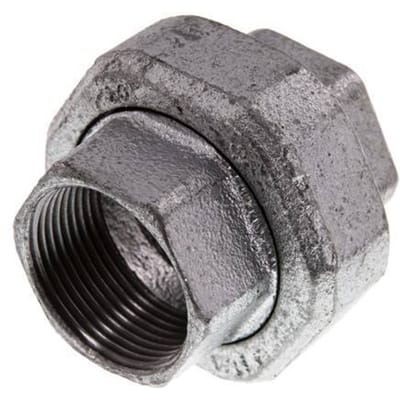 Union Rechte Connector Rp1 1/4'' Vrouwelijk Gietijzer Platte Dichting 25bar (351,25psi)