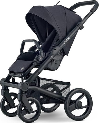 XQC - Mutsy NIO - Hoes voor Kinderwagen Duwstang - Cover voor Veiligheidsbeugel - Zwart