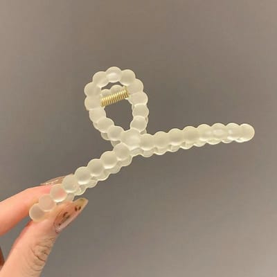 Transparante Haarklauwen voor Vrouwen Meisjes Zomer Zoete Krab Haarspelden Haarspelden Hoofddeksels Feest Haaraccessoires Haarspelden geel