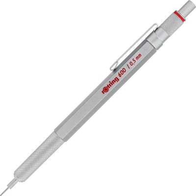 rOtring 600-vulpotlood | 0,5 mm | zilverkleurig