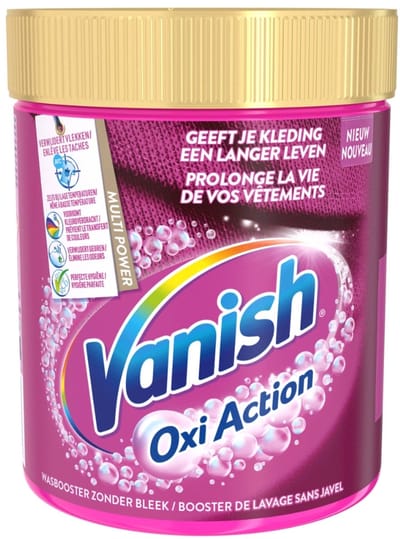 Vanish Oxi Action - Vlekkenverwijderaar - Wasbooster - Zonder Bleek - Gekleurde Was - 550 Gram