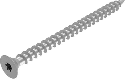 RVS Houtschroeven 6x80mm A2 met Volledige Schroefdraad TX aandrijving 75 stuks