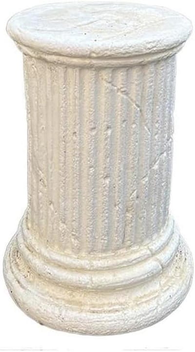 Decoratieve Zuil - Romeinse Pilaar - Buiten Decoratie - Weerbestendig Magnesiumoxide - Niet gespecificeerd - Wit