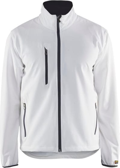 Blaklader Light Softshell Jack 4952-2518 - Wit/Grijs - L