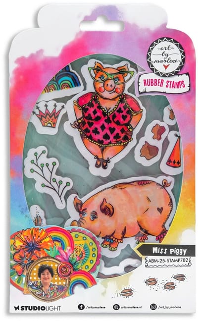 Cling stamps ABM 25 collection - Miss piggy nr. 782