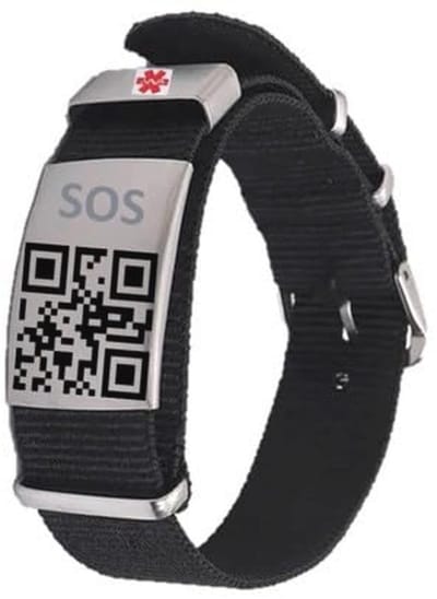 Noodarmband met QR-code voor spoedeisende hulp - Veiligheid en gezondheidszorg voor alle leeftijden