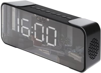 Draadloze Wekker met FM-Radio en Spiegeldisplay
