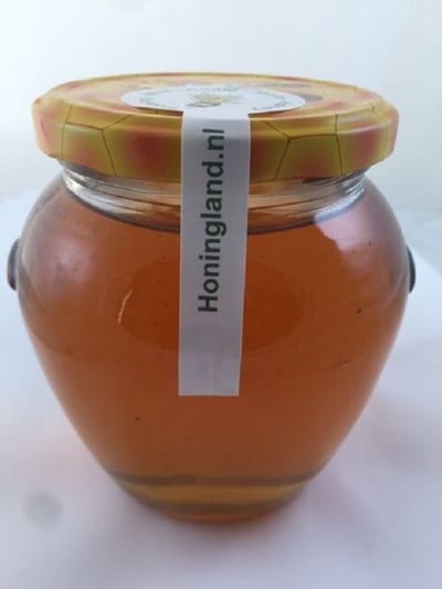 Honingland: Premium Bosbeshoning Crème – Romige Bosbessenhoning boordevol Natuurlijke Smaak 1000 gram.