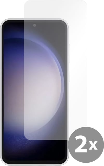 Just in Case screenprotector geschikt voor Samsung Galaxy S23 FE - Screenprotector Gehard Glas - 2 Stuks