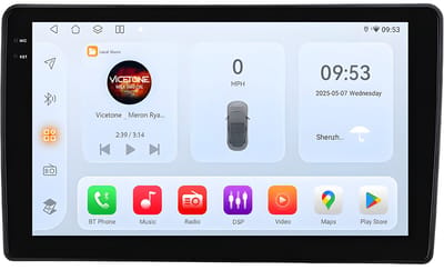 Autoradio met bluetooth - Carplay - Voor Ford Fiesta (1995-2001) - Geschikt voor Apple en Android - Stereo - Navigatie - Navigatiesysteem auto - 3GB 32GB