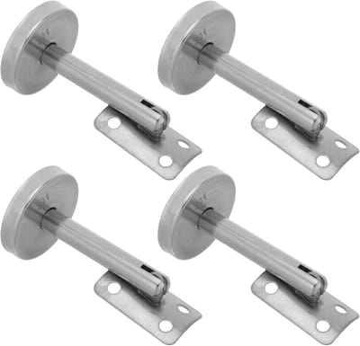 Leuninghouders - Trapleuningbeugels - Trap Veiligheid - Roestvrij Staal - 4 Stuks - Zilver