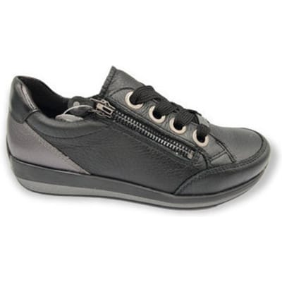 Ara Osaka dames sneaker - Zwart zwart - Maat 36