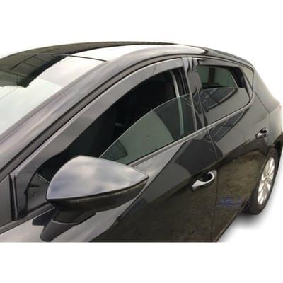 J&;J AUTOMOTIVE | Heko Wind deflectors Voor Seat Leon 3 5P. Berlina 2012-2020