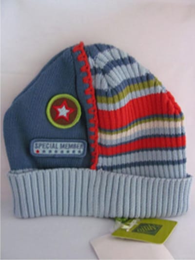Oilily blauwe muts met strepen maat 50/52