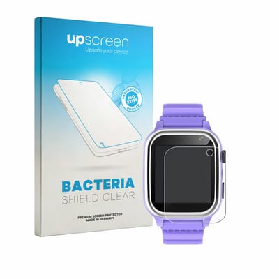 upscreen - Screenprotector voor kaacly Kids Smartwatch 1.44" - Folie Beschermfolie transparant antibacterieel