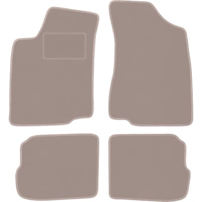 Beige veloursmatten voor: Volkswagen Passat B4 stationwagen, sedan (1993-1997)