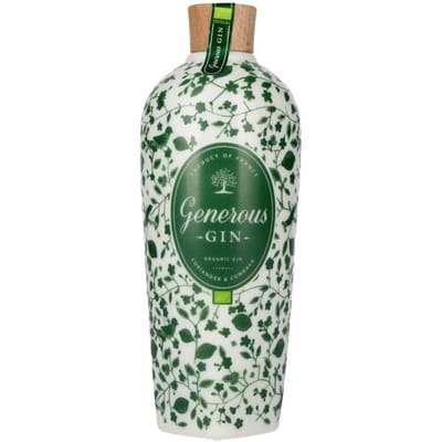 Generous Gin Generous Green Organic CORIANDER & COMBAVA Gin 44% Vol. 0,7l