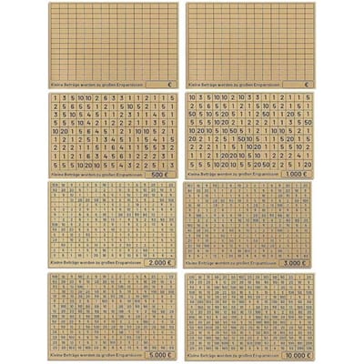 Houten Spaarpot 1000/2000/3000/5000/10000 Euro Met Spaardoelen En Digitale Doos, Een Herbruikbare Houten Spaarvarken beige