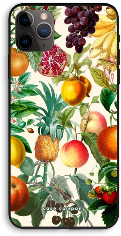 Case Company® - Hoesje geschikt voor iPhone 11 Pro Max hoesje - Classic Flora - Biologisch Afbreekbaar Telefoonhoesje - Bescherming alle Kanten en Schermrand