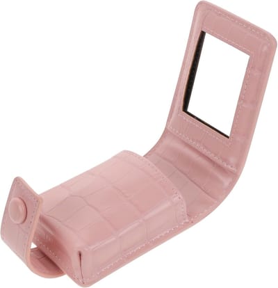 Draagbare lipsticketui met spiegel, compacte make-uptas voor dames, ideaal voor reizen, uitgaan en dagelijks gebruik, lichtgewicht en duurzaam