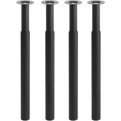 Verstelbare Tafelpoten, 710-1100 mm Stalen Meubelpoten, 544 kg Maximale Belasting Heavy Duty, Snelle Installatie, Ideaal voor Home Office Bureau DIY, Koffie Diner
