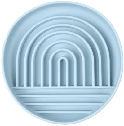 Slowfeeder hond - Bloom Curv - Anti-schrokbak - Lichtblauw