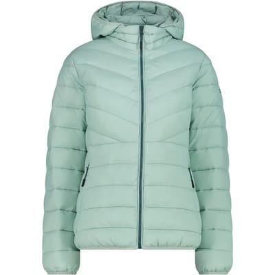 Gevoerde gewatteerde jas met hoodie en rits voor vrouwen 3M CMP