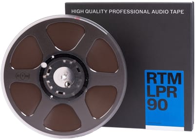 Recording The Masters LPR90 Long-Play Studio Tape ¼" 549m (Plastic Reel) - Bandmateriaal