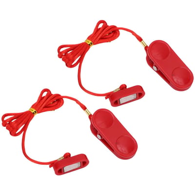 2 pièces Clé de sécurité pour tapis de course Compatible avec 9600 GTS7 M8 M9 Machine de course portable Sécurité magnétique