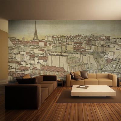 Fotobehang – Behangpapier - Fotobehang XXL - Tot ziens in Parijs! 550x270 - Artgeist
