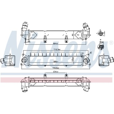 Intercooler NISSENS 961241