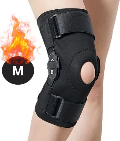 Bovista Kniebrace - Sportbrace Knie - Knee Sleeves - Knee Sleeves Powerlifting - Compressie Knie Brace - Knee Wraps - Knee Support - Dames - Heren - Verstelbaar - Maat M